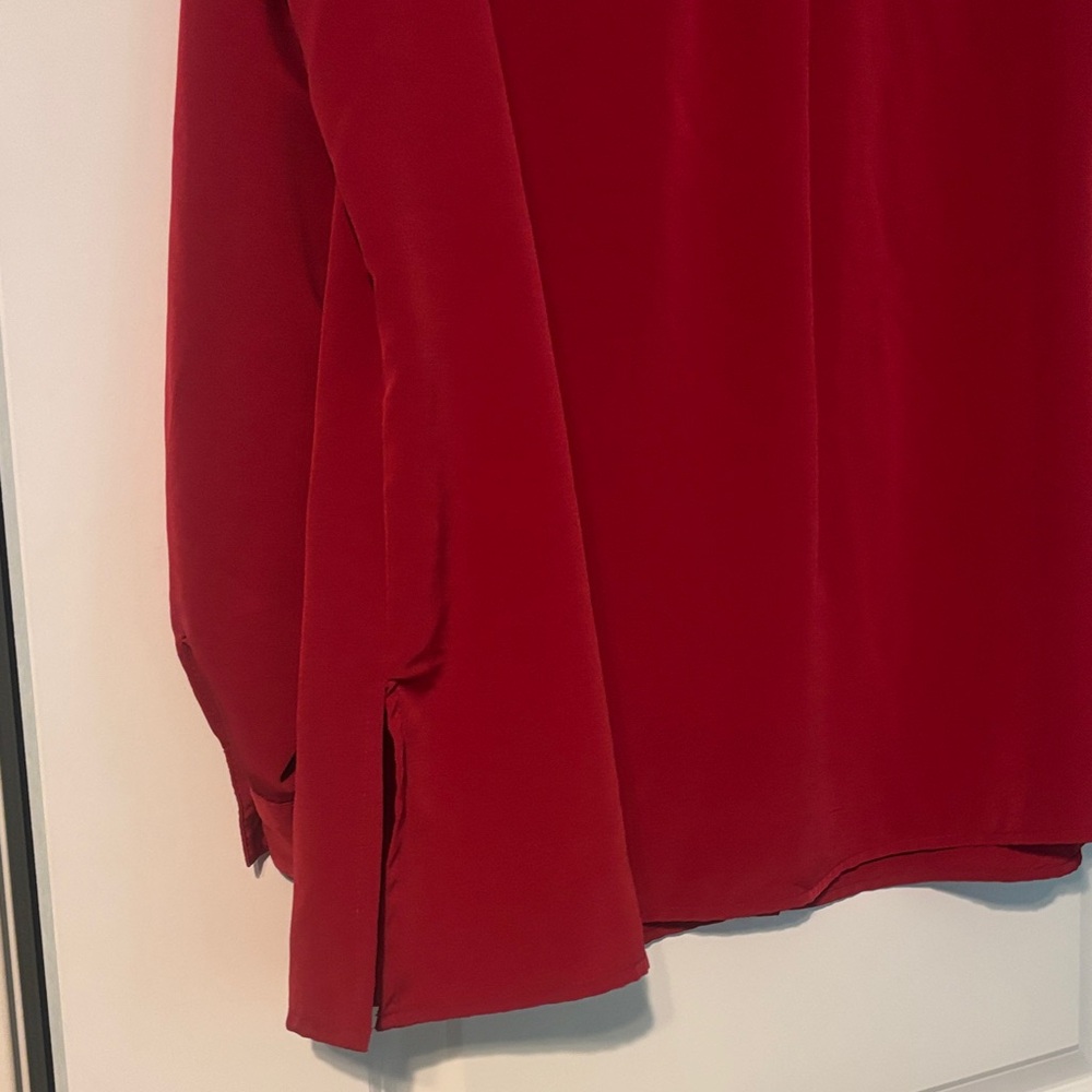 Elementz Women's Red Button Down Wrinkle Free Shi… - image 7